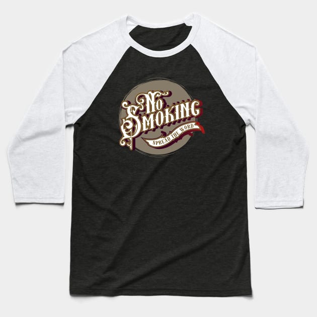 No Smoking Baseball T-Shirt by Hanyfarouk